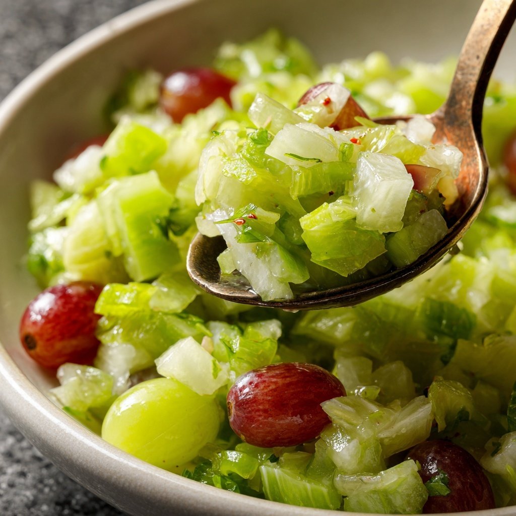Celery Salad With Grapes