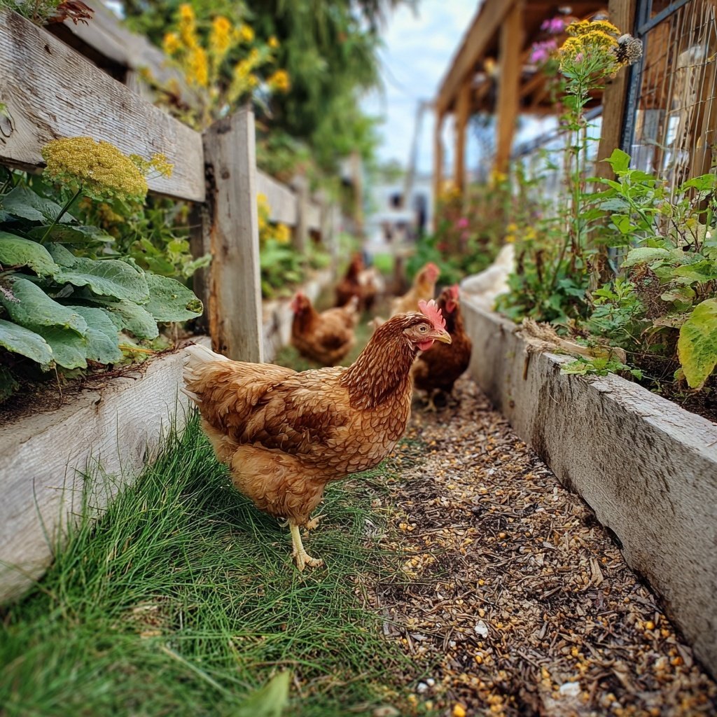 DIY Backyard Chicken Run Setup