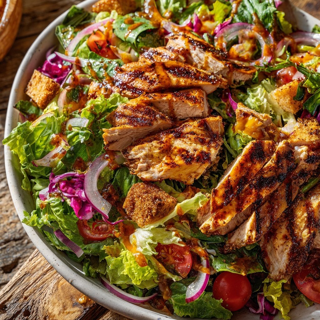 Mediterranean Grilled Chicken Salad
