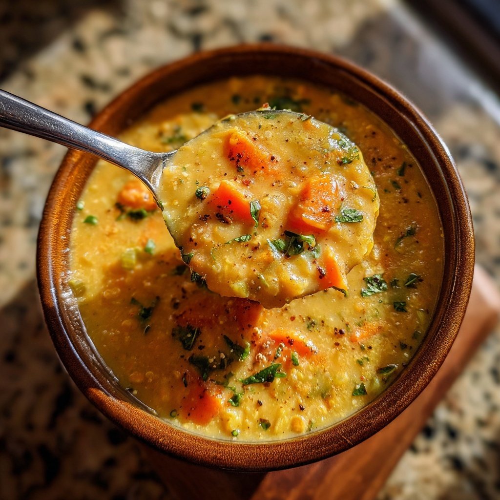 Jamaican Coconut Lentil Soup