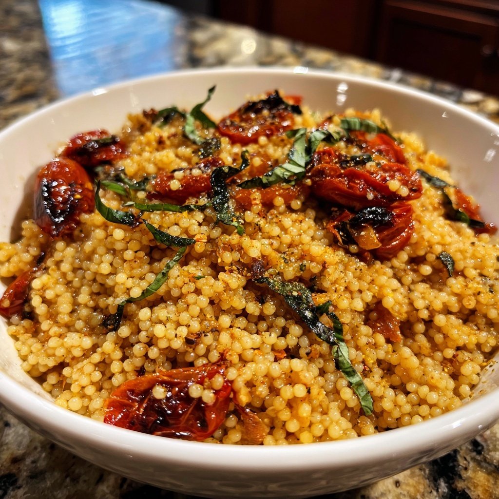 Roasted Tomato Basil Couscous