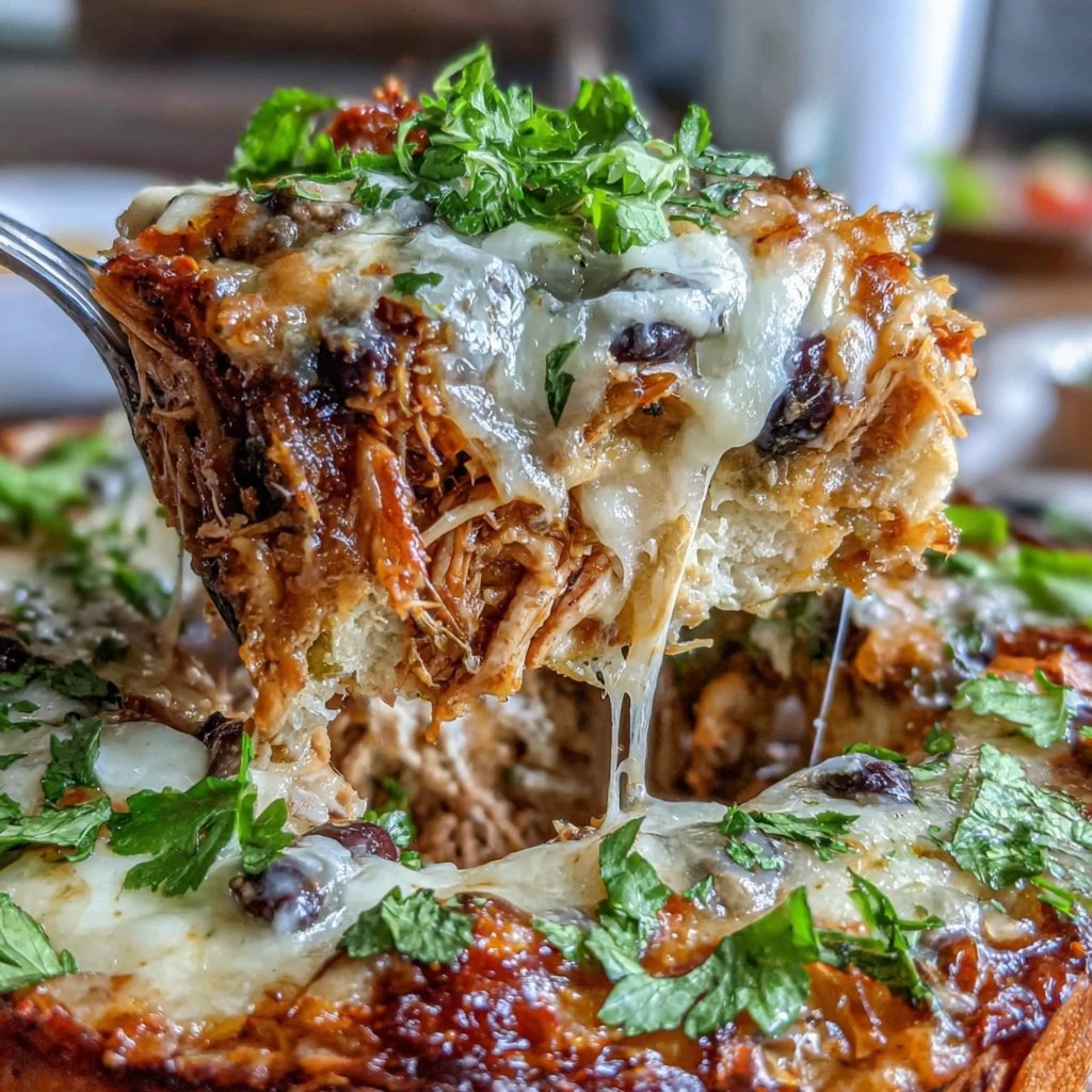 Shredded Chicken Mexican Casserole